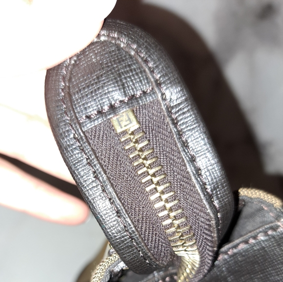 EUC Authentic Fendi Pequin Stripe Crossbody - Picture 10 of 16